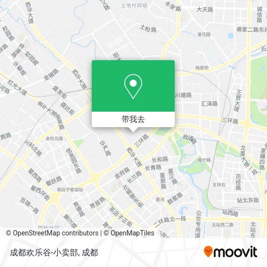 成都欢乐谷-小卖部地图