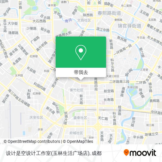 设计是空设计工作室(玉林生活广场店)地图