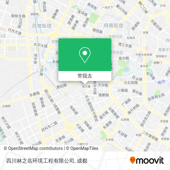 四川林之岳环境工程有限公司地图
