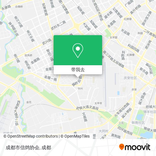 成都市信鸽协会地图