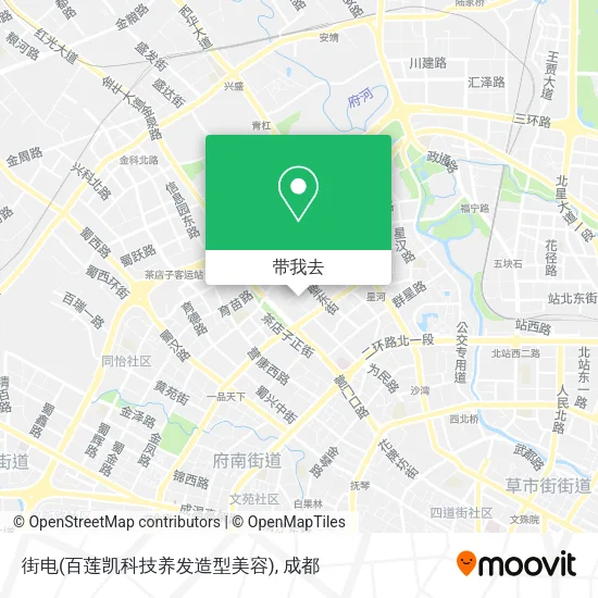 街电(百莲凯科技养发造型美容)地图