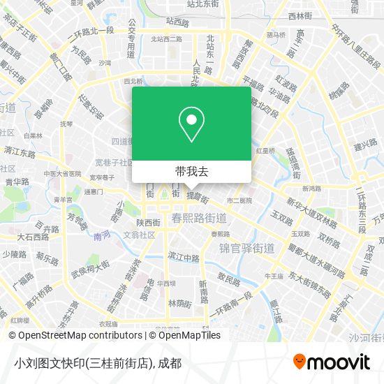 小刘图文快印(三桂前街店)地图