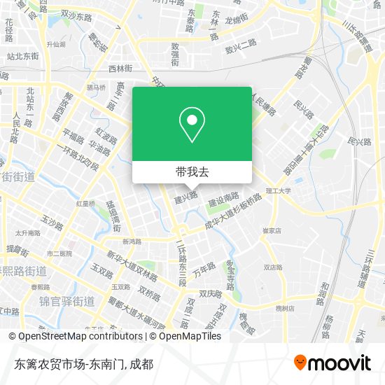东篱农贸市场-东南门地图