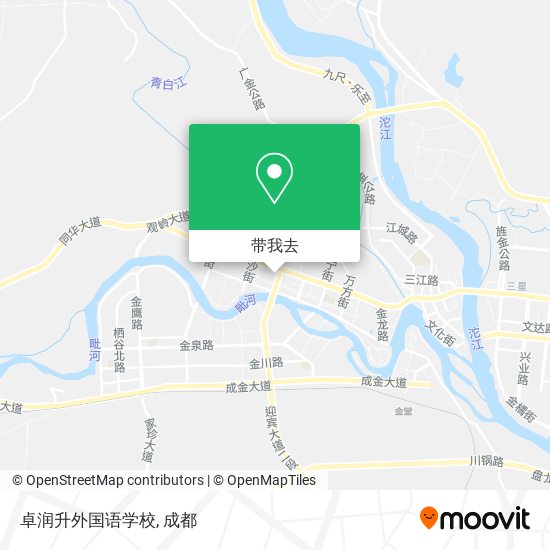 卓润升外国语学校地图
