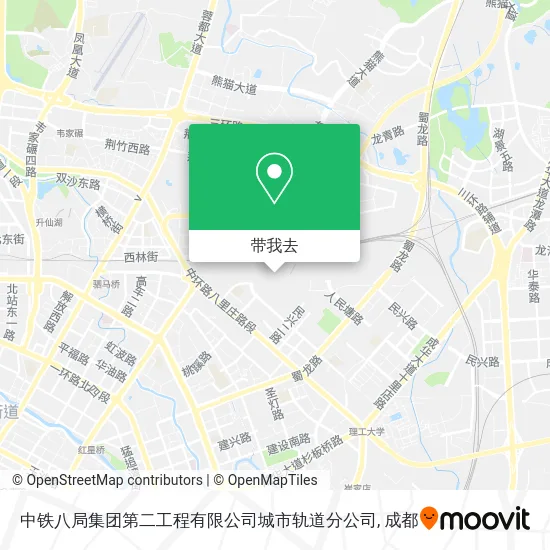 中铁八局集团第二工程有限公司城市轨道分公司地图