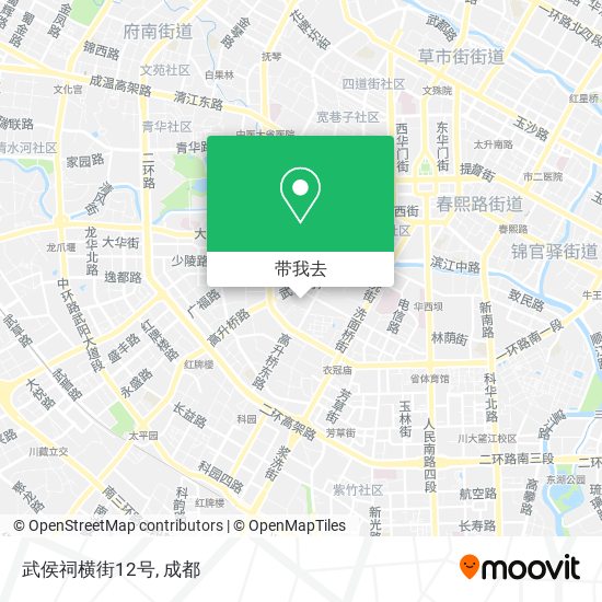 武侯祠横街12号地图