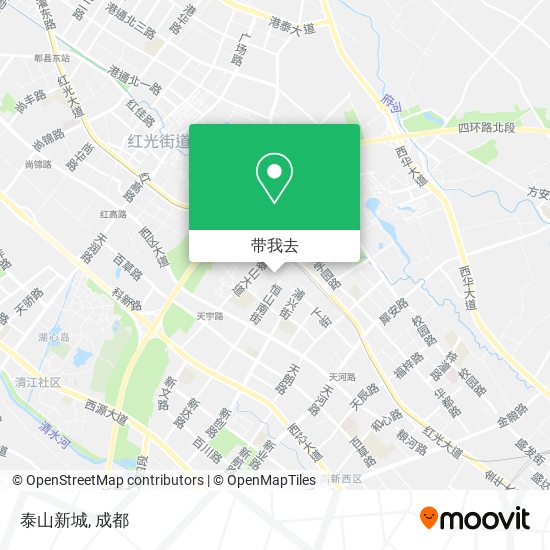 泰山新城地图