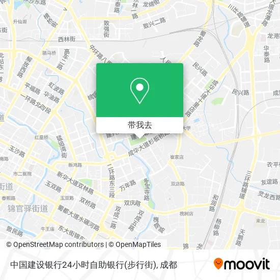 中国建设银行24小时自助银行(步行街)地图