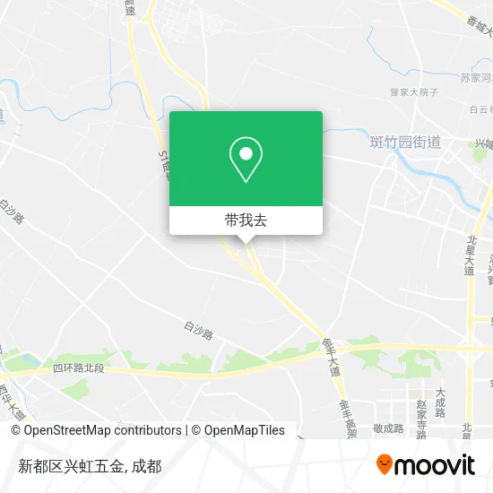 新都区兴虹五金地图