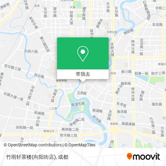 竹雨轩茶楼(向阳街店)地图