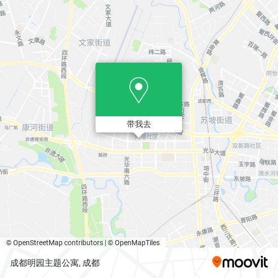 成都明园主题公寓地图