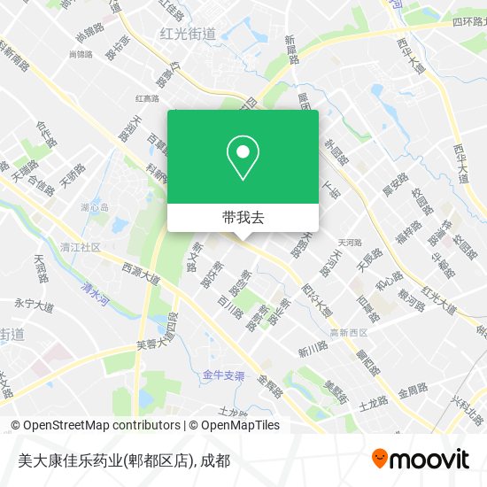 美大康佳乐药业(郫都区店)地图