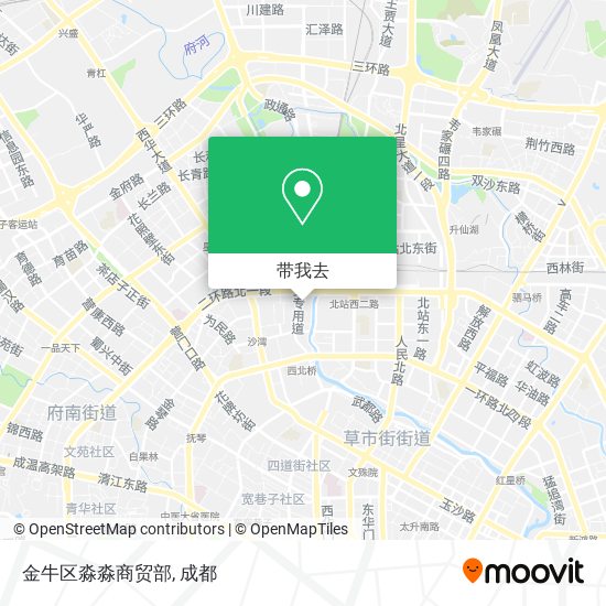 金牛区淼淼商贸部地图