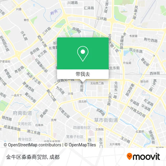 金牛区淼淼商贸部地图
