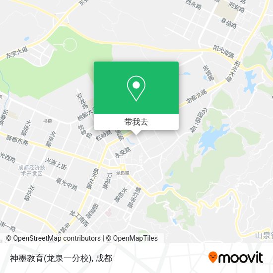 神墨教育(龙泉一分校)地图