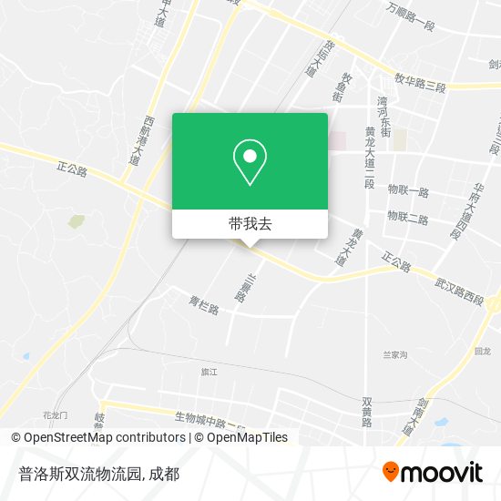 普洛斯双流物流园地图