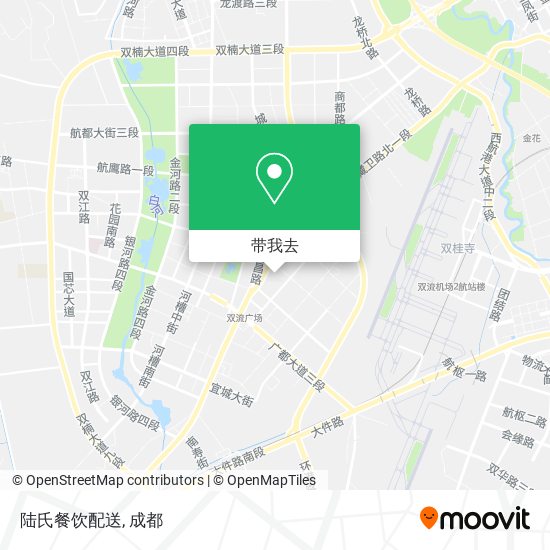 陆氏餐饮配送地图