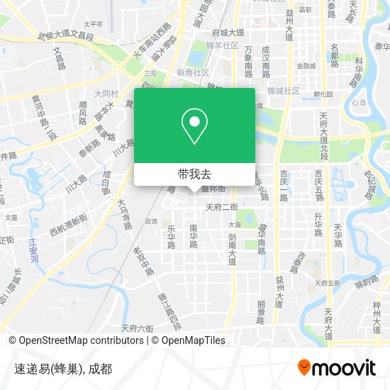 速递易(蜂巢)地图