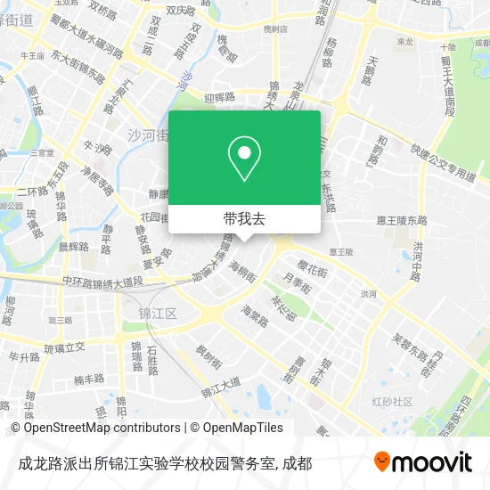 成龙路派出所锦江实验学校校园警务室地图