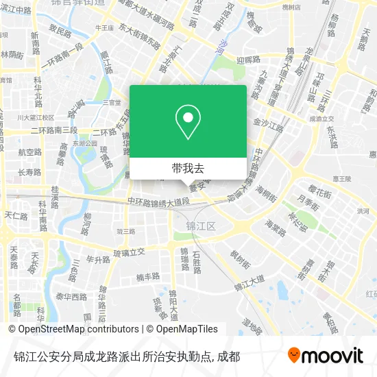 锦江公安分局成龙路派出所治安执勤点地图
