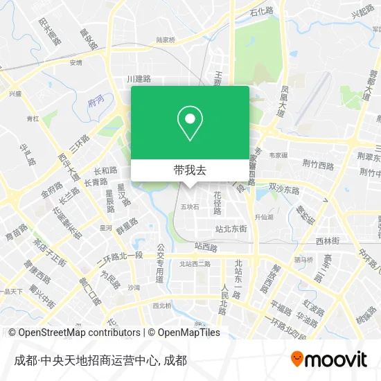 成都·中央天地招商运营中心地图