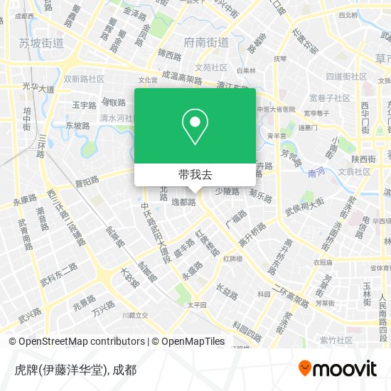 虎牌(伊藤洋华堂)地图