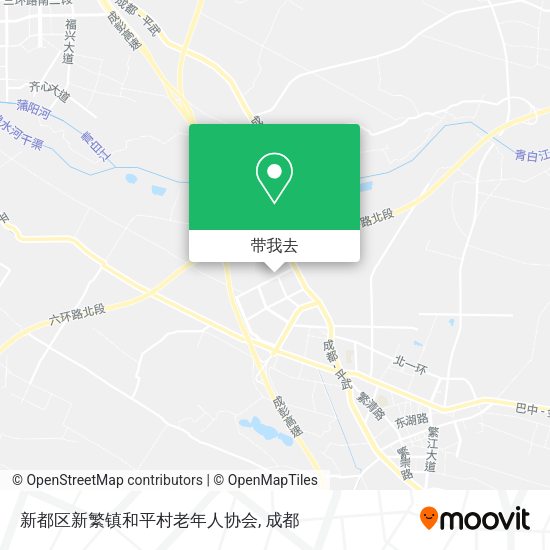 新都区新繁镇和平村老年人协会地图