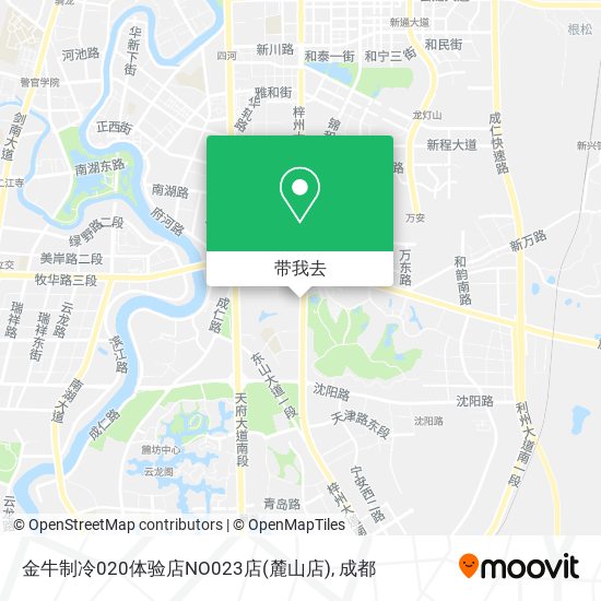 金牛制冷020体验店NO023店(麓山店)地图