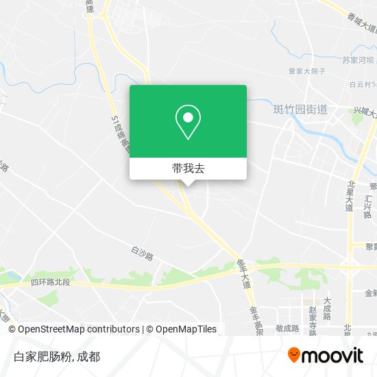 白家肥肠粉地图