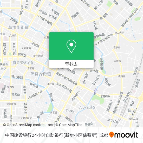 中国建设银行24小时自助银行(新华小区储蓄所)地图