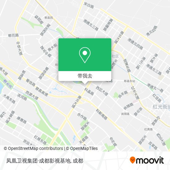 凤凰卫视集团·成都影视基地地图