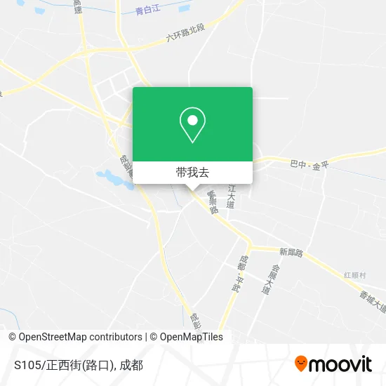 S105/正西街(路口)地图