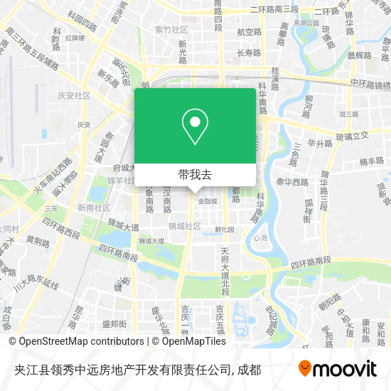 夹江县领秀中远房地产开发有限责任公司地图