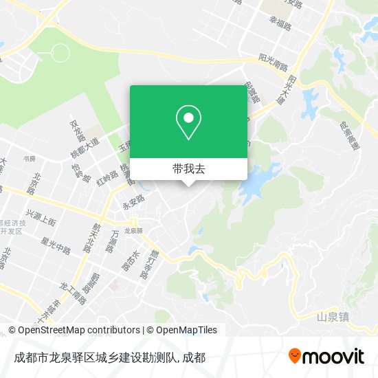 成都市龙泉驿区城乡建设勘测队地图