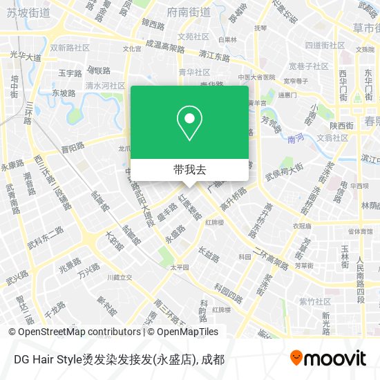 DG Hair Style烫发染发接发(永盛店)地图