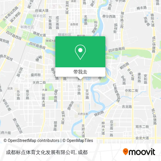 成都标点体育文化发展有限公司地图