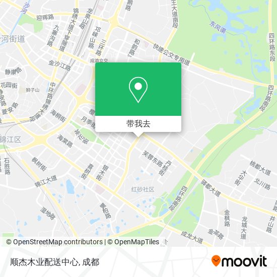 顺杰木业配送中心地图