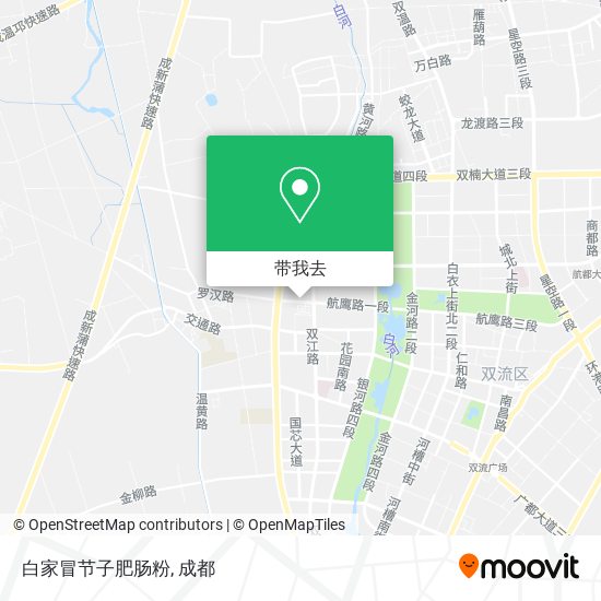 白家冒节子肥肠粉地图