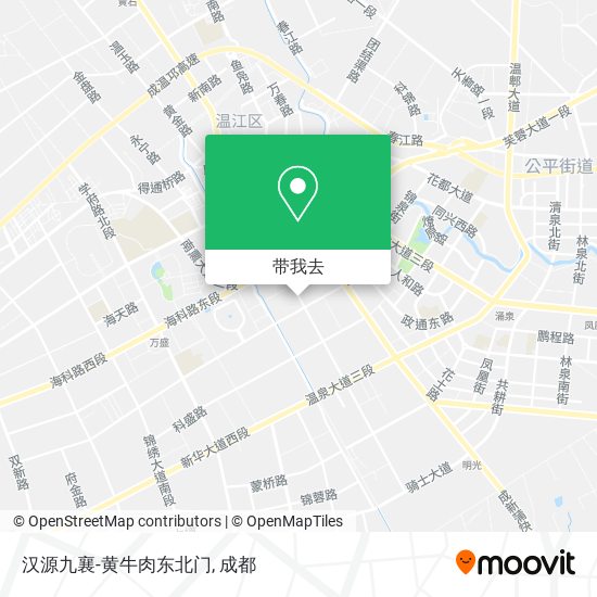 汉源九襄-黄牛肉东北门地图