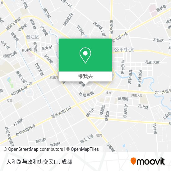 人和路与政和街交叉口地图