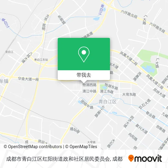 成都市青白江区红阳街道政和社区居民委员会地图