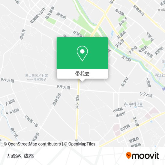 古峰路地图