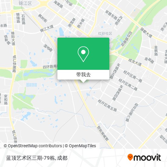 蓝顶艺术区三期-79栋地图