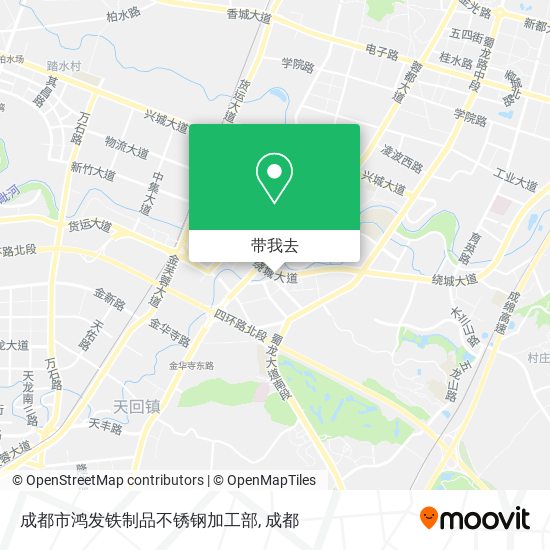 成都市鸿发铁制品不锈钢加工部地图