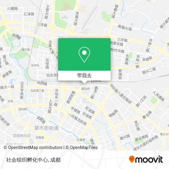 社会组织孵化中心地图