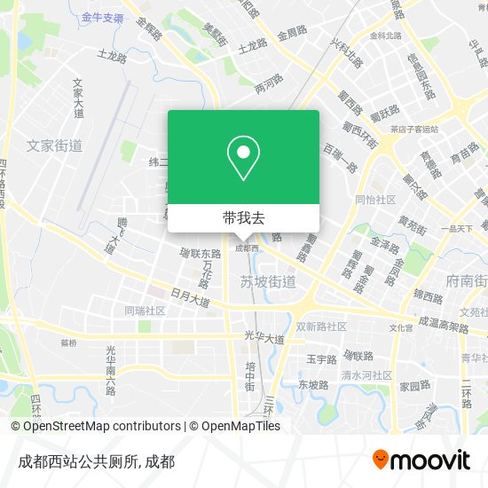 成都西站公共厕所地图