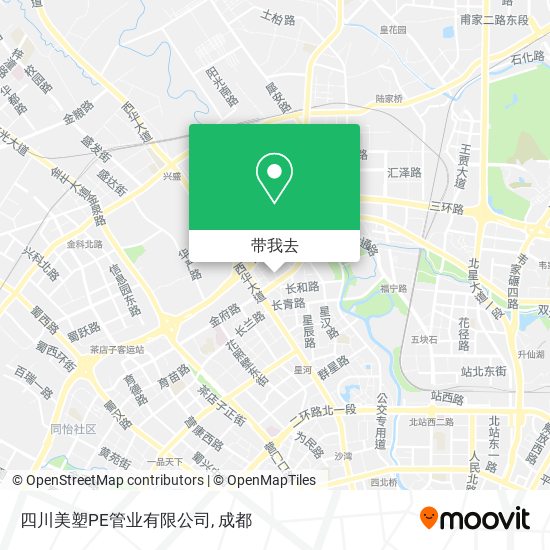 四川美塑PE管业有限公司地图
