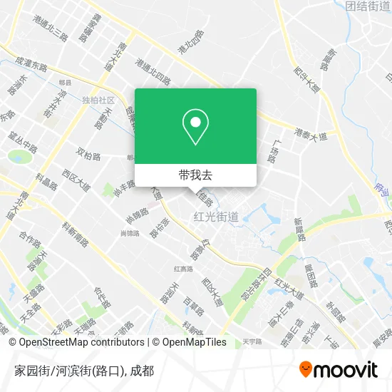 家园街/河滨街(路口)地图