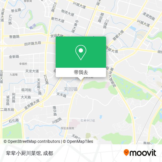 辈辈小厨川菜馆地图