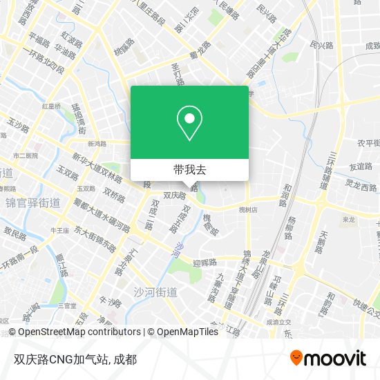 双庆路CNG加气站地图